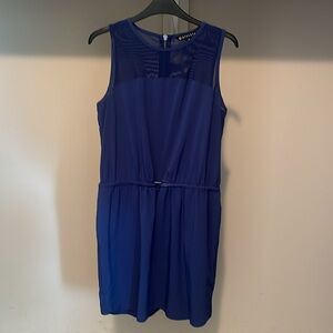 Athleta Blue Sleeveless Sheath Mini Dress